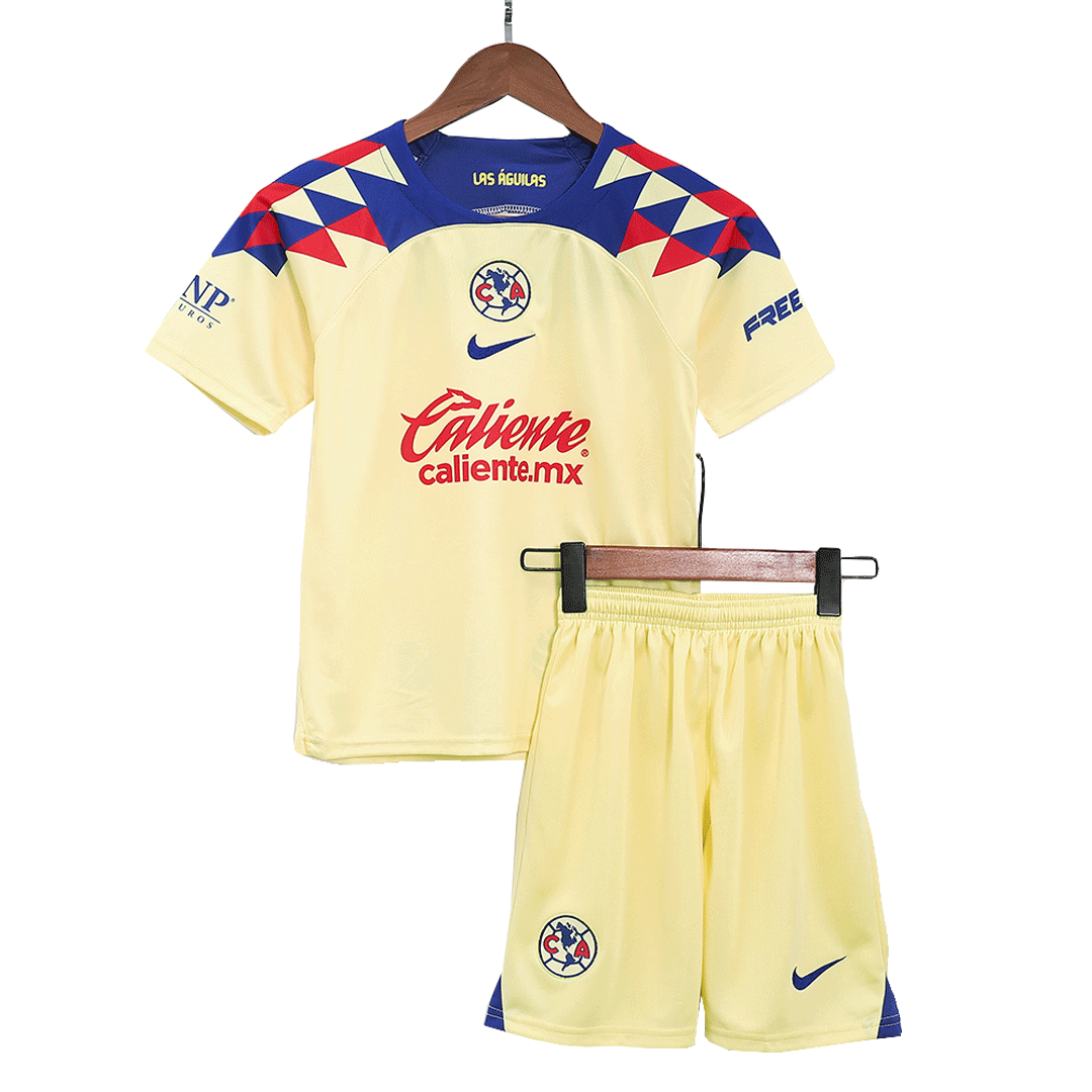 Kid's Club America Home Soccer Jersey Kit(Jersey+Shorts) 2023/24 - soccerdeal