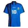 Retro #10 Argentina Away Soccer Jersey Kit(Jersey+Shorts) 1994 - Soccerdeal