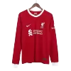 Liverpool Home Long Sleeve Soccer Jersey 2023/24 - Soccerdeal