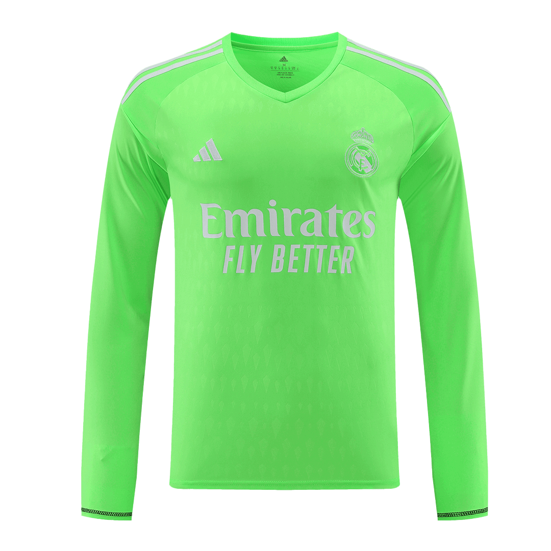 Real Madrid Goalkeeper Long Sleeve Soccer Jersey 2023/24 - soccerdeal