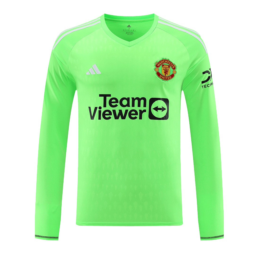Manchester United Goalkeeper Long Sleeve Soccer Jersey 2023/24 - soccerdeal