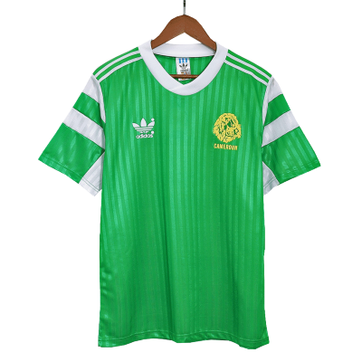 Retro 1990 Cameroon Home Soccer Jersey - Soccerdeal