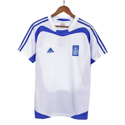 Retro Euro Cup 2004 Greece Away Soccer Jersey - Soccerdeal