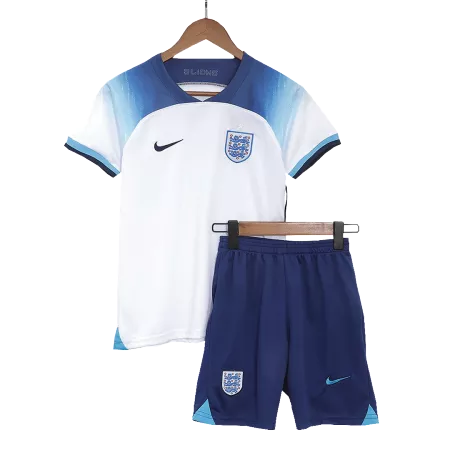 Kid's England Home Soccer Jersey Kit(Jersey+Shorts) 2022 - soccerdeal