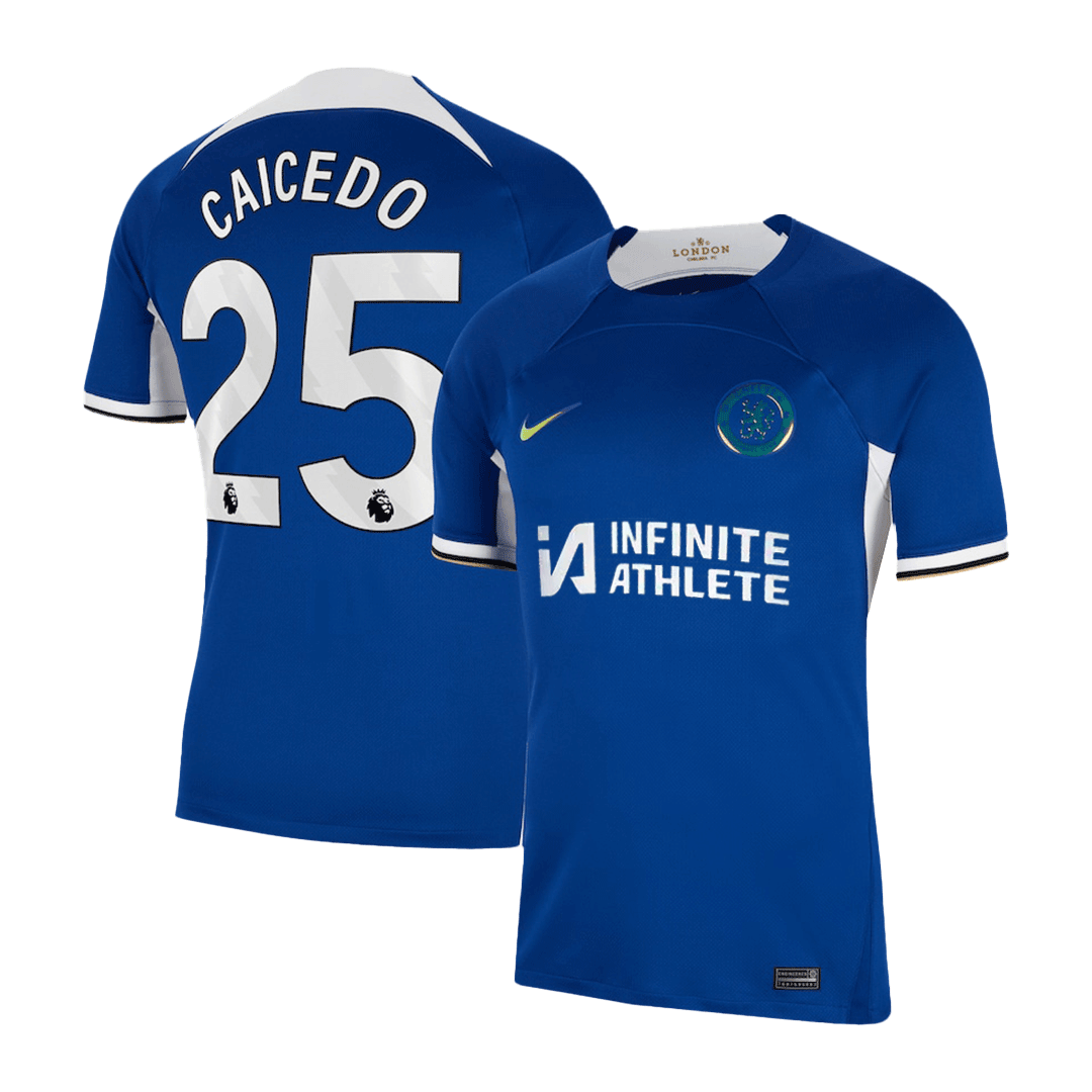 CAICEDO #25 Chelsea Home Soccer Jersey 2023/24 - soccerdeal