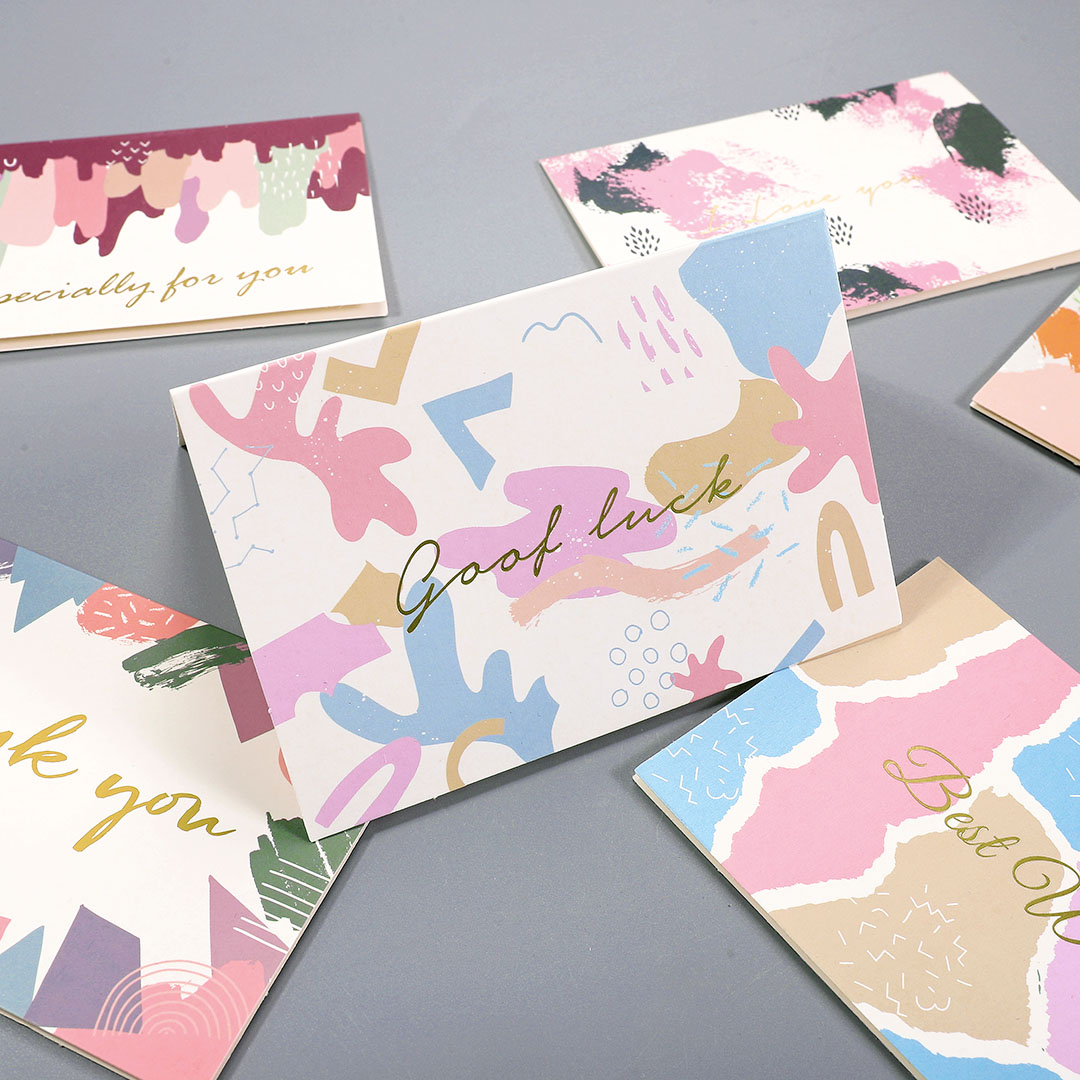 1 Pcs Random Style Personalized Message Greeting Card - Soccerdeal