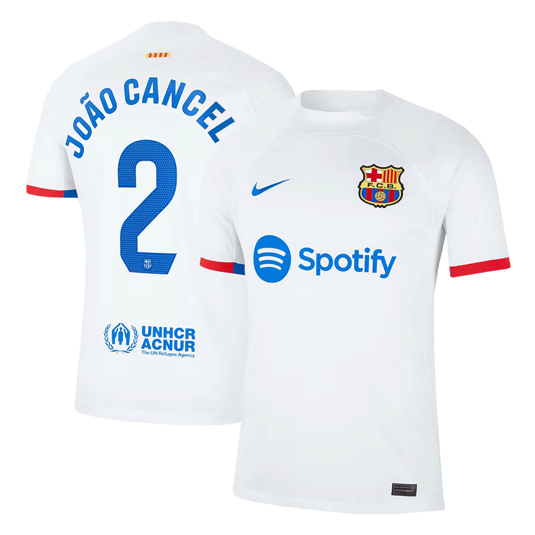 JOÃO CANCELO #2 Barcelona Away Soccer Jersey 2023/24 - soccerdeal