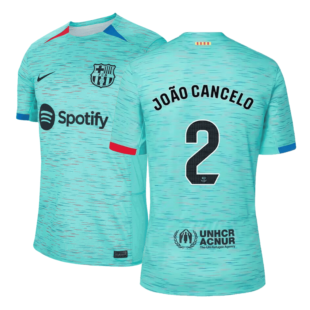 JOÃO CANCELO #2 Barcelona Third Away Soccer Jersey 2023/24 - soccerdeal