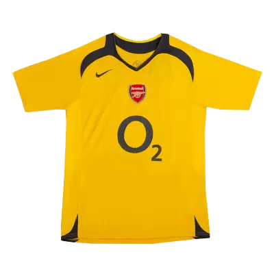 Retro 2005/06 Arsenal Away Soccer Jersey - Soccerdeal