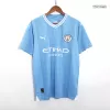 Manchester City CHAMPIONS OF EUROPE #23 Home Soccer Jersey 2023/24 - Soccerdeal