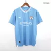 CHAMPIONS #23 Manchester City Home Soccer Jersey 2023/24 - Soccerdeal