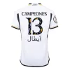 CAMPEONES #13 Real Madrid Home Soccer Jersey 2023/24 - Campeones Supercopa - Soccerdeal