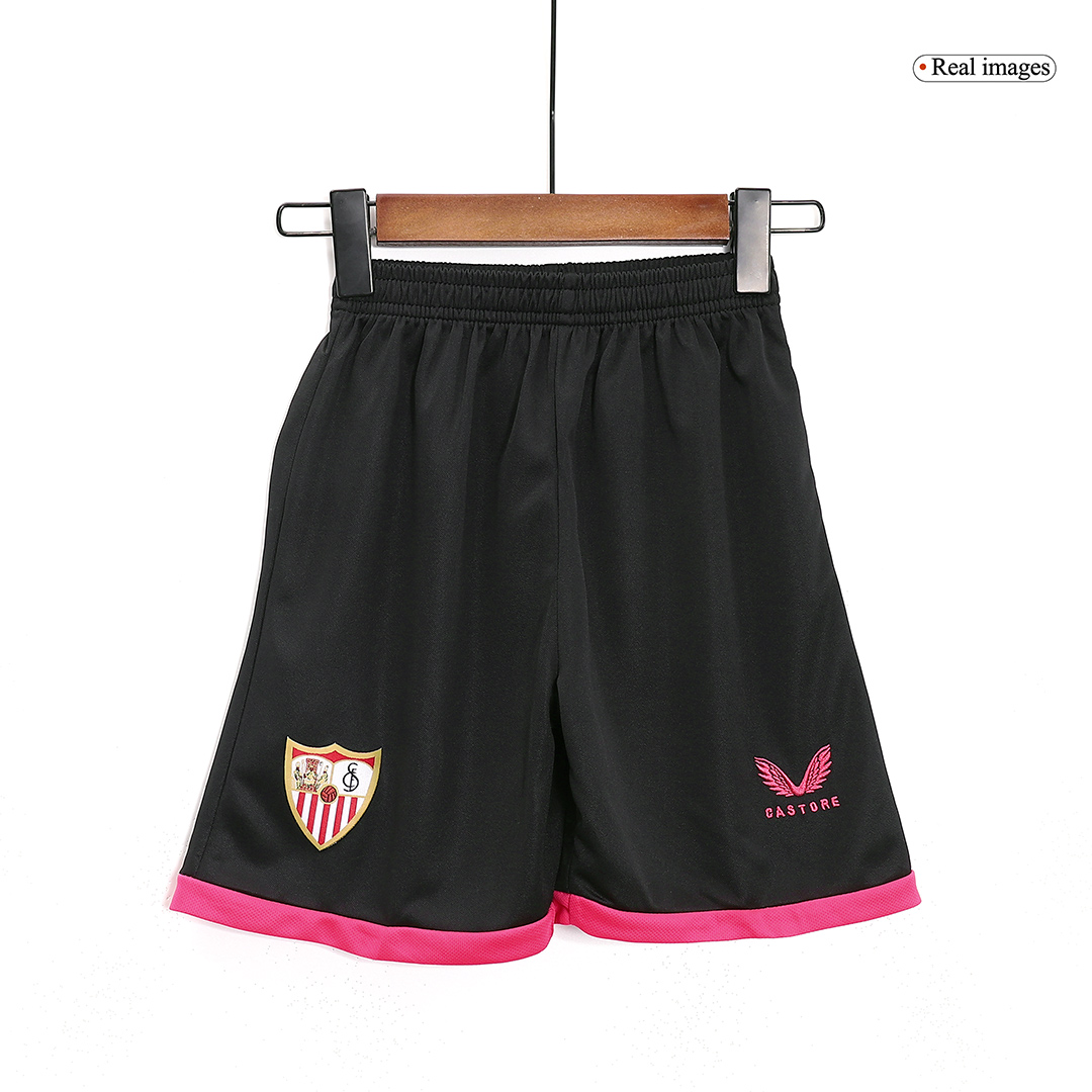 Kid's Sevilla Third Away Soccer Jersey Kit(Jersey+Shorts) 2023/24 - soccerdeal