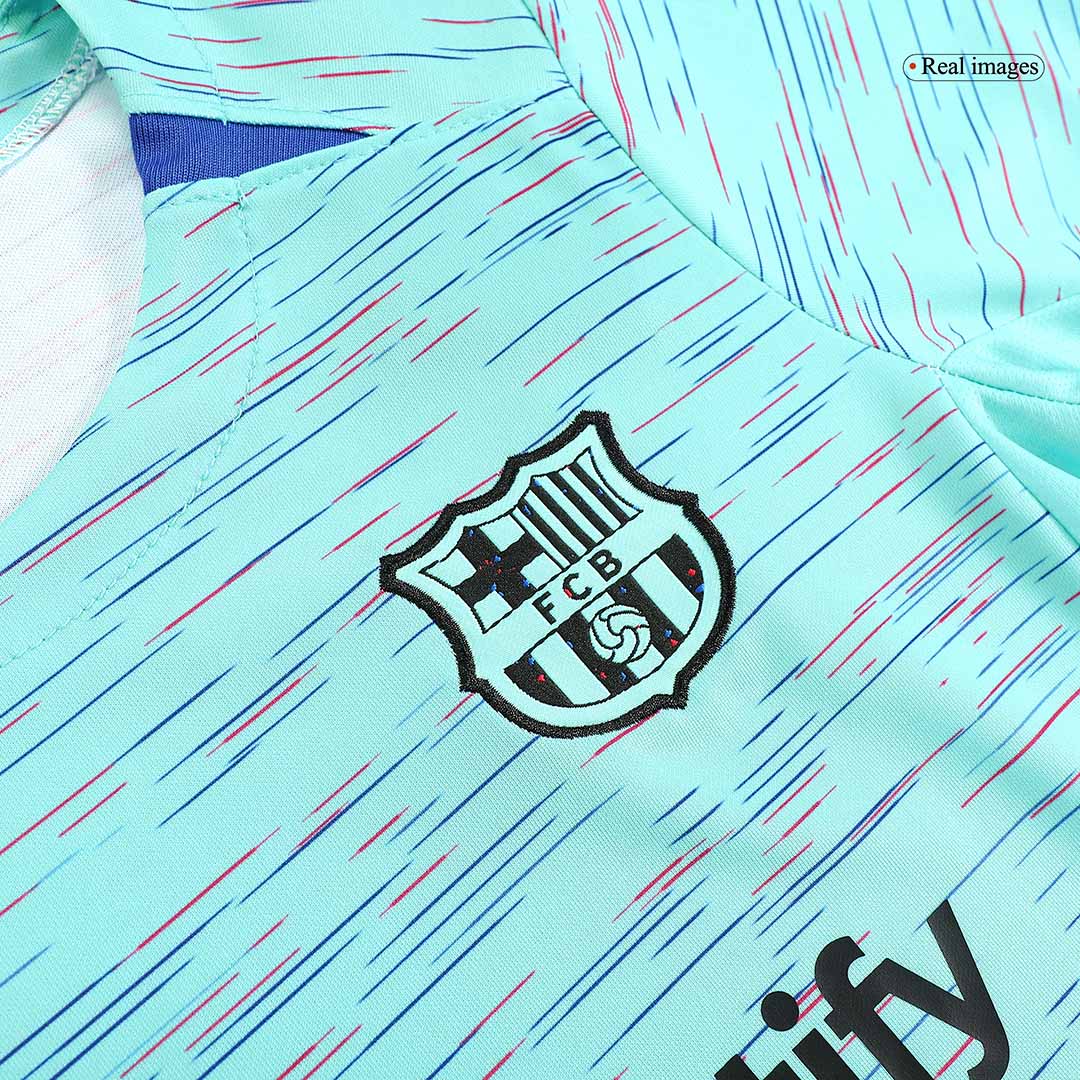 Kid's Barcelona Third Away Soccer Jersey Kit(Jersey+Shorts) 2023/24 - soccerdeal