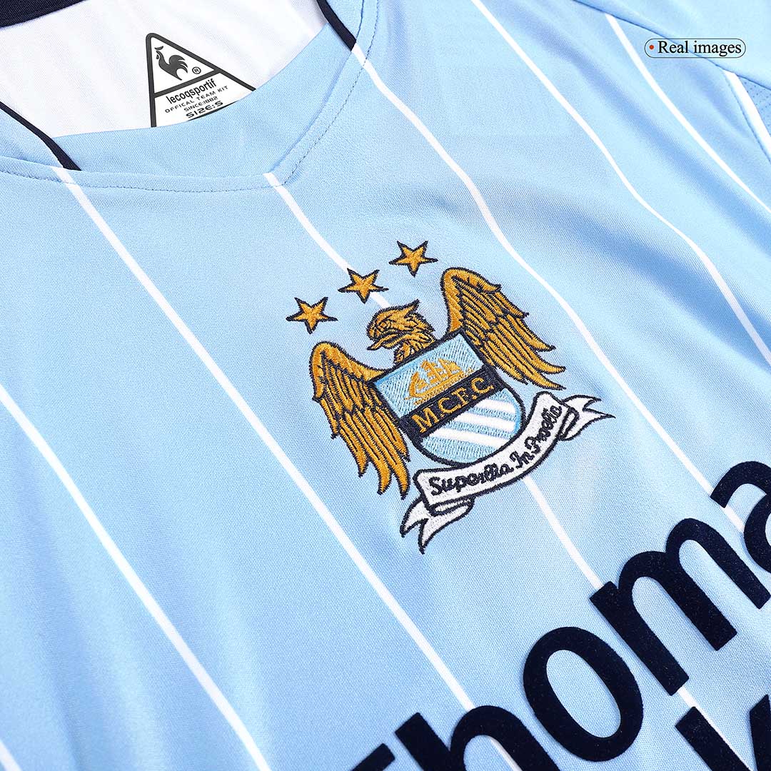 Retro 2007/08 Manchester City Home Soccer Jersey - soccerdeal