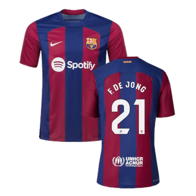 F. DE JONG #21 Barcelona Home Soccer Jersey 2023/24 - Soccerdeal