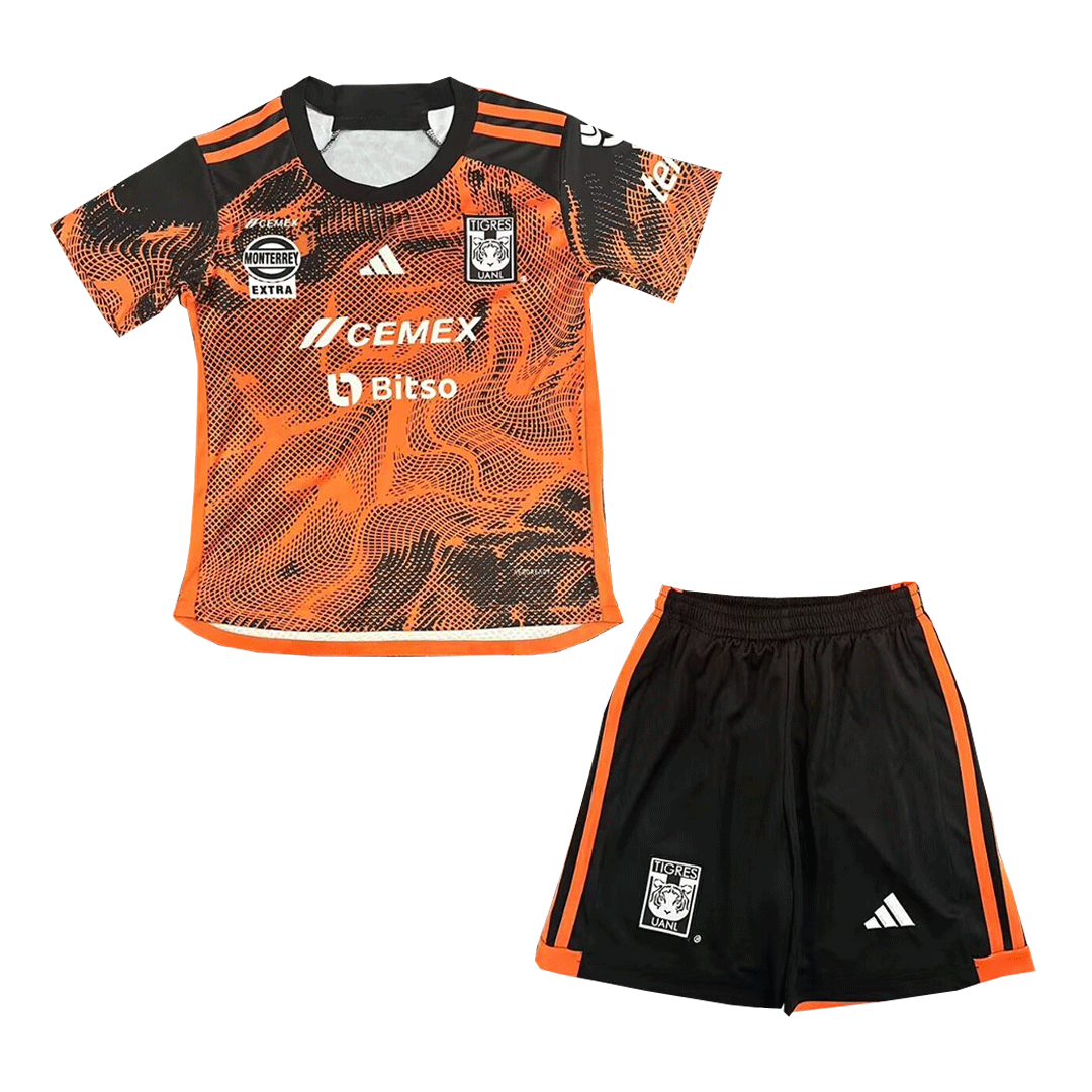 Kid's Tigres UANL Third Away Soccer Jersey Kit(Jersey+Shorts) 2023/24 - soccerdeal
