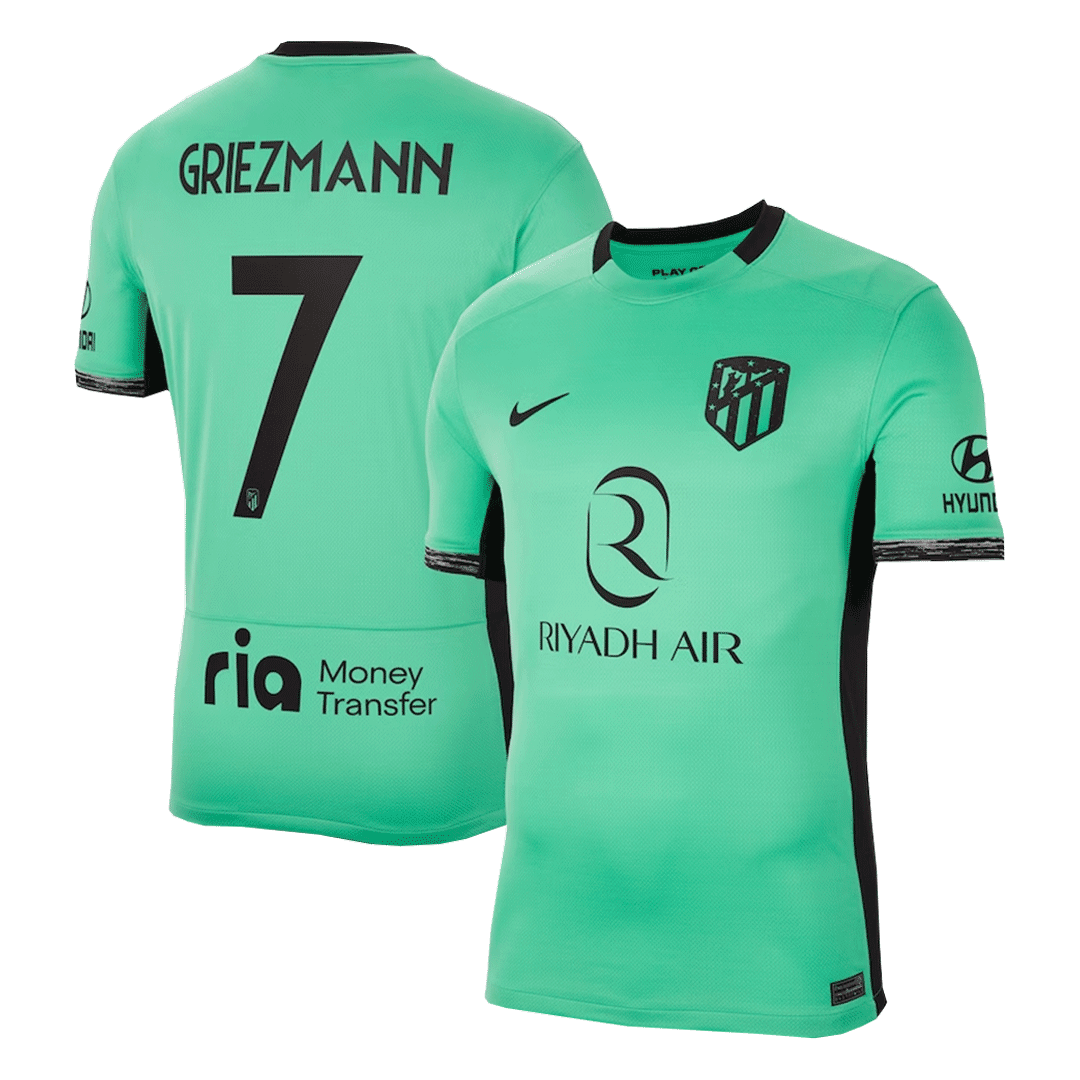 GRIEZMANN #7 Atletico Madrid Third Away Soccer Jersey 2023/24-UCL - soccerdeal