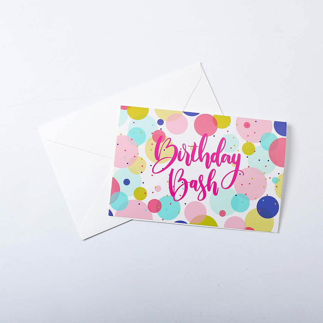 1 Pcs Random Style Personalized Birthday Greeting Card - Soccerdeal