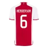 HENDERSON #6 Ajax Home Soccer Jersey 2023/24 - Soccerdeal