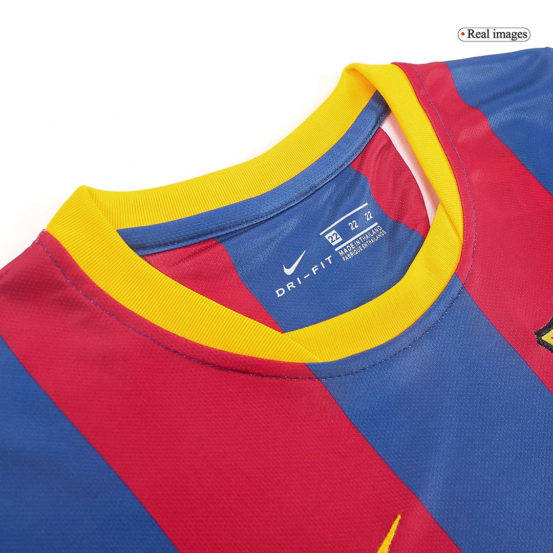 Kid's Barcelona Home Soccer Jersey Kit(Jersey+Shorts) 2010/11 - soccerdeal