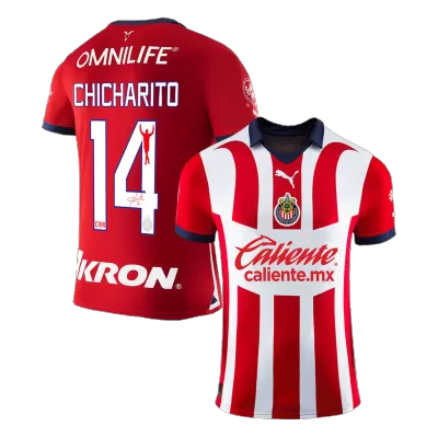 Sign CHICHARITO #14 Chivas Home Soccer Jersey 2023/24 - Soccerdeal