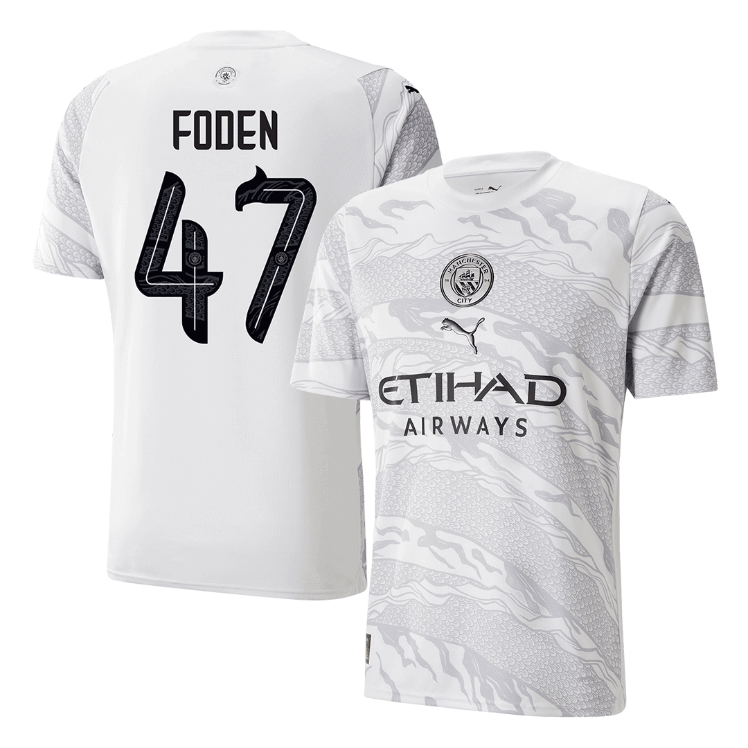 FODEN #47 Manchester City Year Of The Dragon Soccer Jersey 2023/24 - soccerdeal