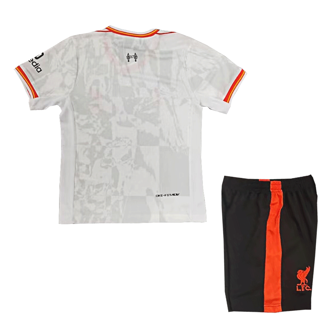 Kid's Liverpool Third Away Soccer Jersey Kit(Jersey+Shorts) 2024/25 - soccerdeal