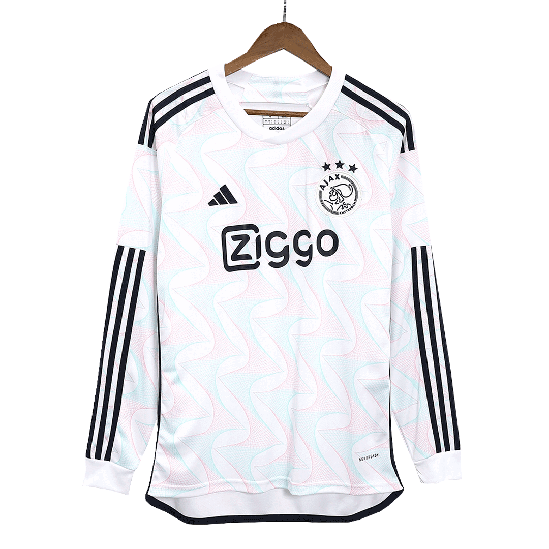 Ajax Away Long Sleeve Soccer Jersey 2023/24 - soccerdeal