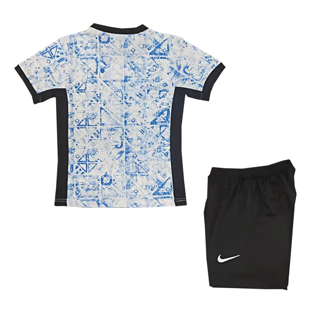 Kid's Portugal Away Soccer Jersey Kit(Jersey+Shorts) 2024 - soccerdeal