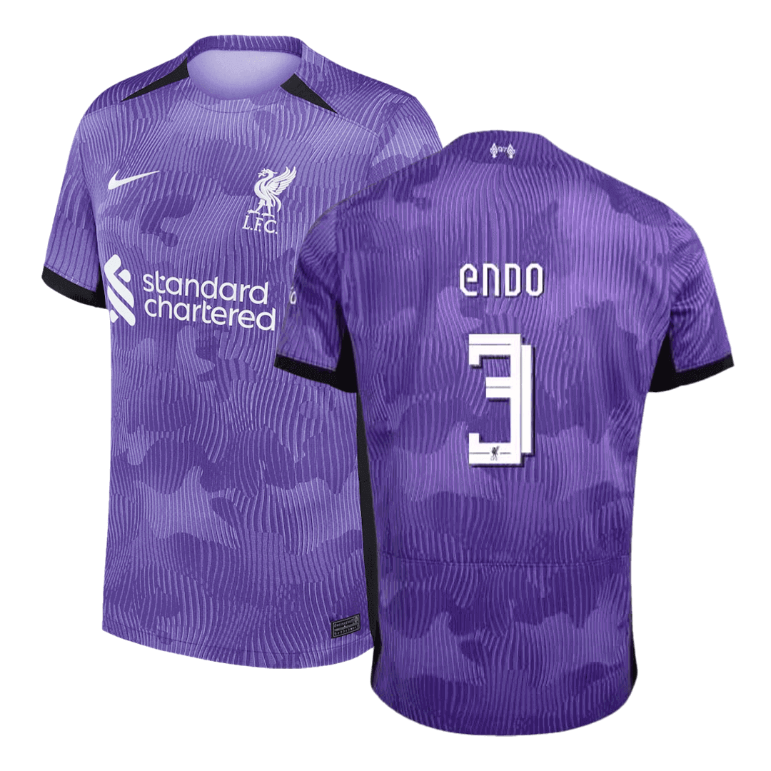 ENDO #3 Liverpool Third Away Soccer Jersey 2023/24 - UCL - soccerdeal