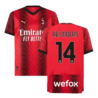 REIJNDERS #14 AC Milan Home Soccer Jersey 2023/24 - Soccerdeal