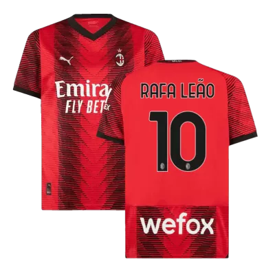 RAFA LEÃO #10 AC Milan Home Soccer Jersey 2023/24 - Soccerdeal