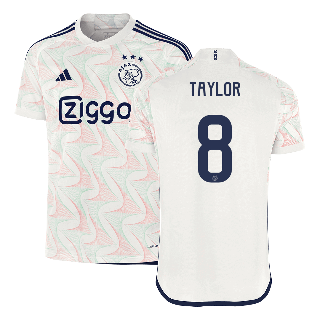 TAYLOR #8 Ajax Away Soccer Jersey 2023/24 - soccerdeal