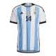 Authentic PALACIOS #14 Argentina 3 Stars Home Soccer Jersey 2022 - soccerdeal