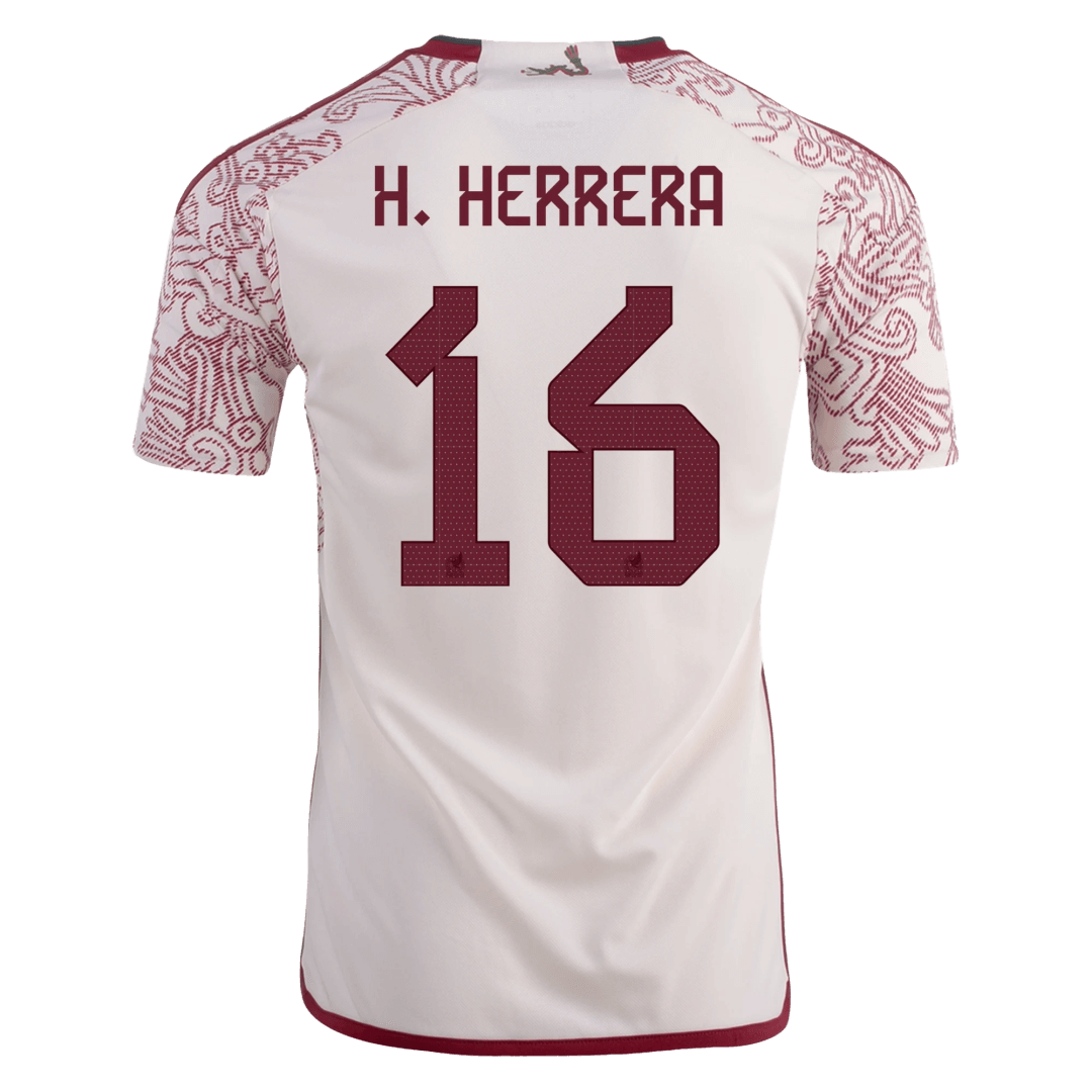 H.HERRERA #16 Mexico Away Soccer Jersey 2022 - soccerdeal