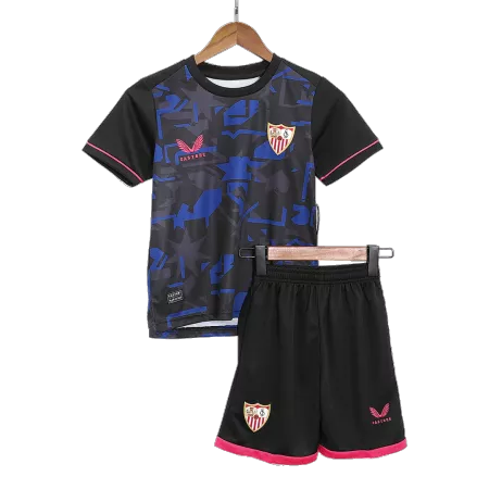Kid's Sevilla Third Away Soccer Jersey Kit(Jersey+Shorts) 2023/24 - soccerdeal