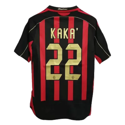 Retro KAKA' #22 2006/07 AC Milan Home Soccer Jersey - Soccerdeal