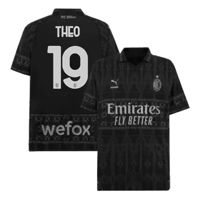 THEO #19 AC Milan X Pleasures Fourth Away Soccer Jersey 2023/24 - Soccerdeal