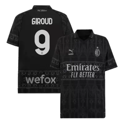 GIROUD #9 AC Milan  X Pleasures Fourth Away Soccer Jersey 2023/24 - Soccerdeal