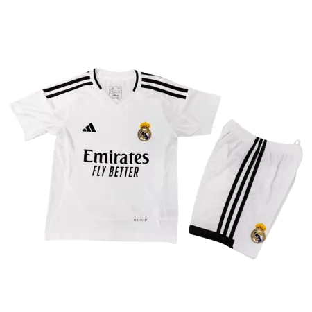Kid's Real Madrid Home Soccer Jersey Kit(Jersey+Shorts) 2024/25 - soccerdeal