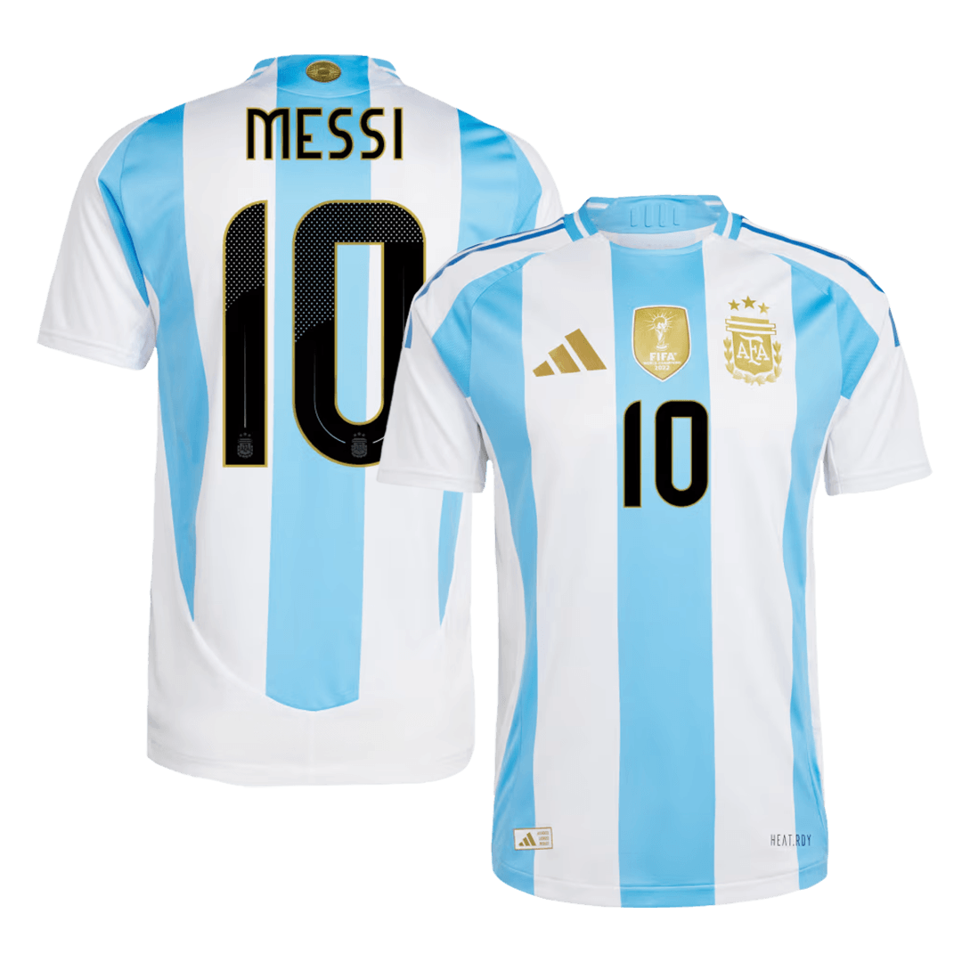 Authentic MESSI #10 Argentina Home Soccer Jersey - Soccerdeal