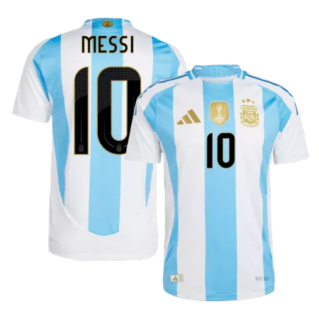 Authentic MESSI #10 Argentina Home Soccer Jersey 2024 - Soccerdeal