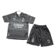 Kid's AC Milan x Pleasures Fourth Away Soccer Jersey Kit(Jersey+Shorts) 2023/24 - soccerdeal