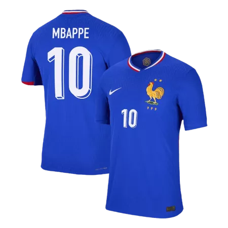 Authentic MBAPPE #10 France Home Soccer Jersey Euro 2024 - soccerdeal