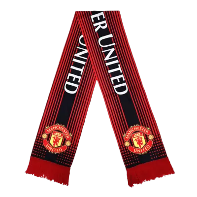 Manchester United Soccer Scarf Red - Soccerdeal