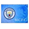 Manchester City Team Flag Blue - Soccerdeal