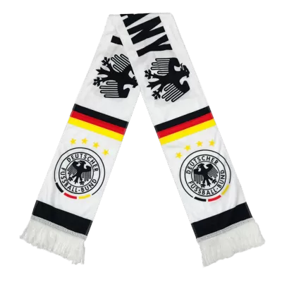 Germany Soccer Scarf White - Soccerdeal