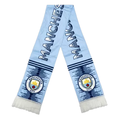 Manchester City Soccer Scarf Blue - Soccerdeal