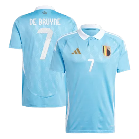 DE BRUYNE #7 Belgium Away Soccer Jersey Euro 2024 - soccerdeal